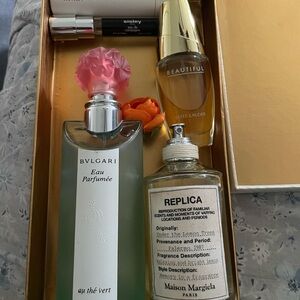 Estee Lauder Beautiful Perfume, Bvlgari, Replica Maison Margiela, Sisley Bundle